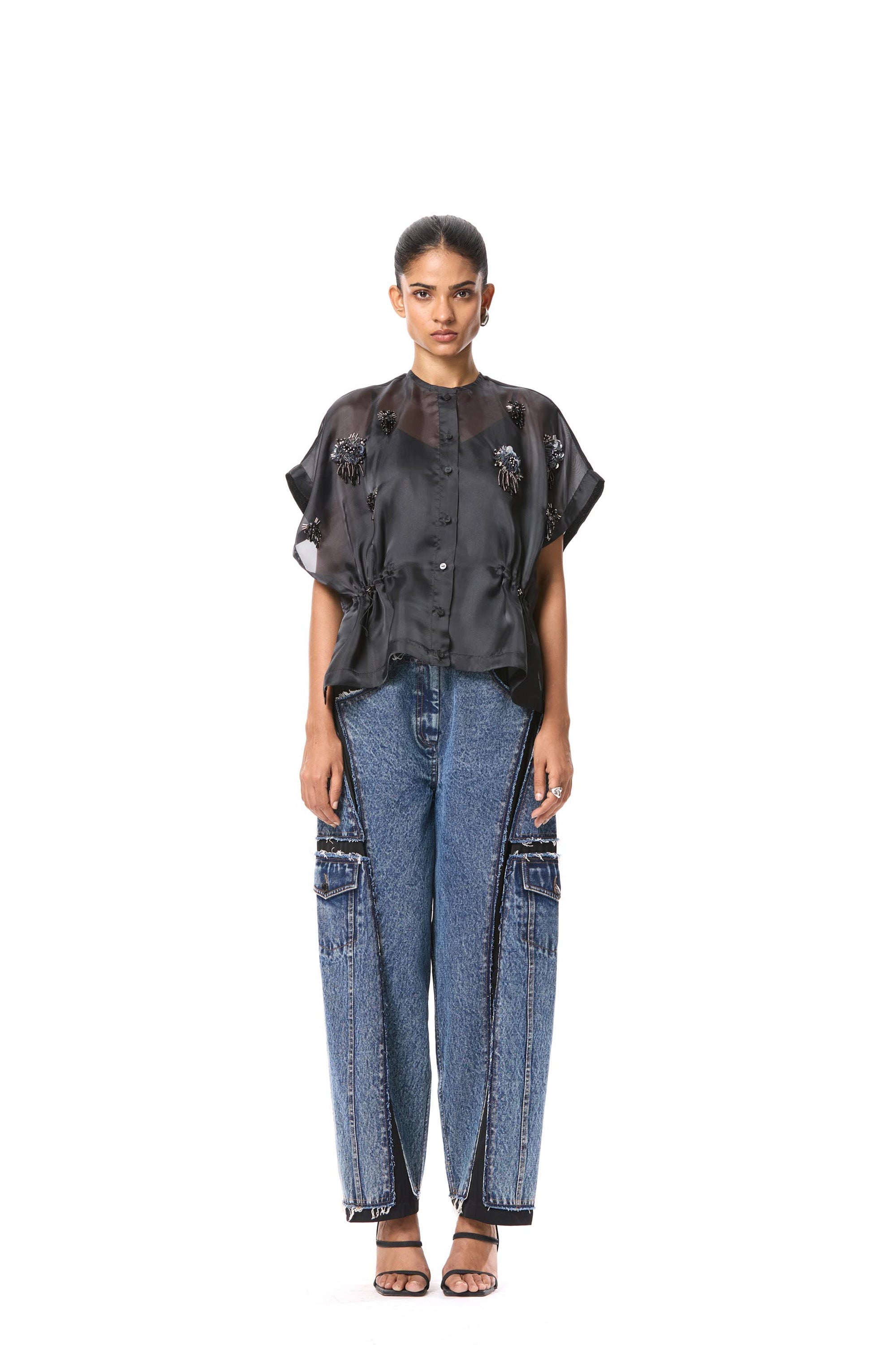 'KALORE' EMBELLISHED TOP - Kanika Goyal Label
