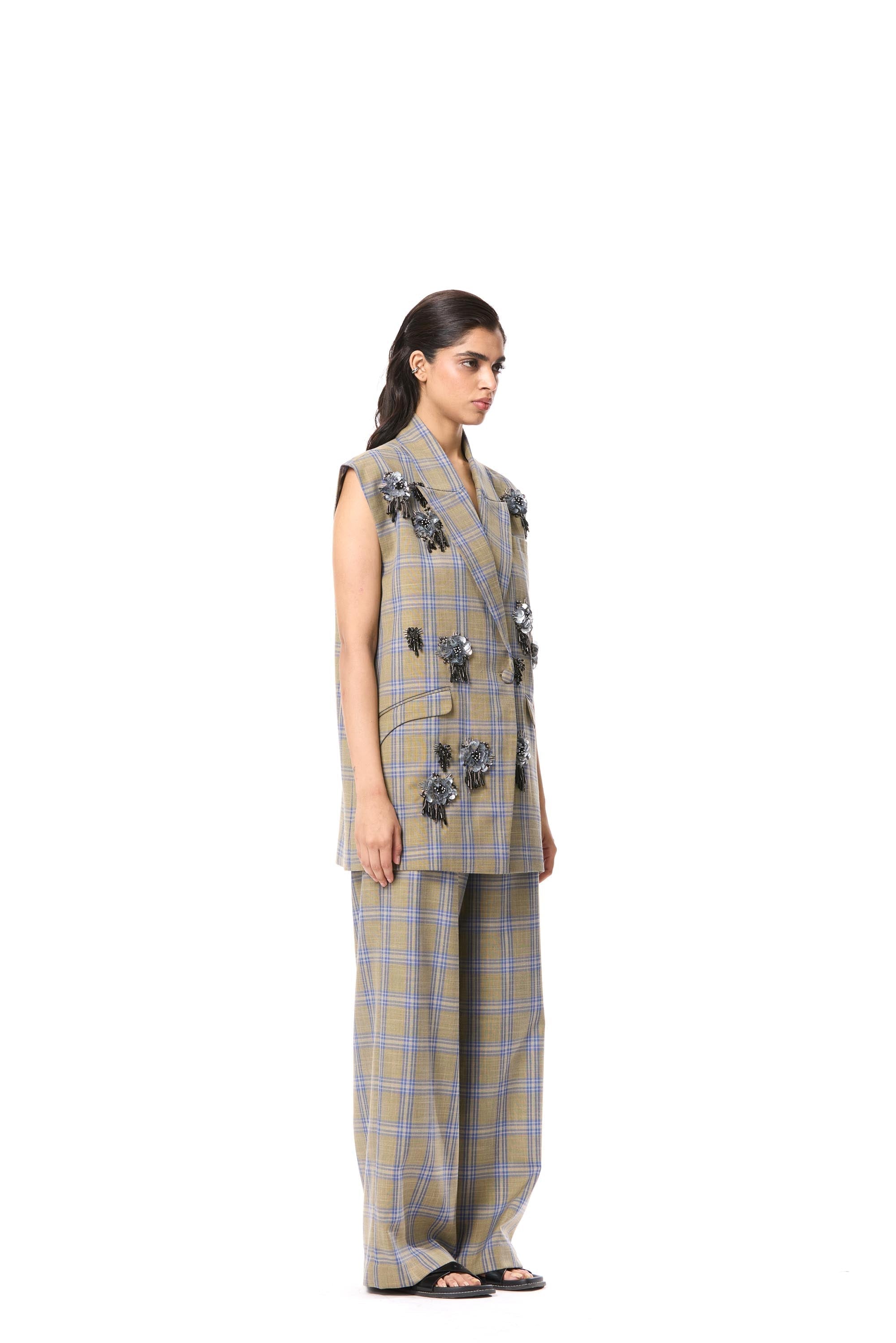 'KALORE' EMBELLISHED VEST - Kanika Goyal Label