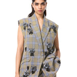 'KALORE' EMBELLISHED VEST - Kanika Goyal Label