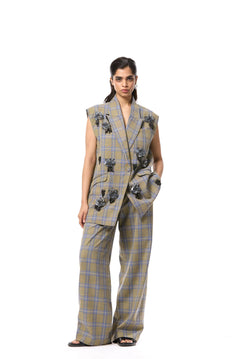 'KALORE' EMBELLISHED VEST - Kanika Goyal Label