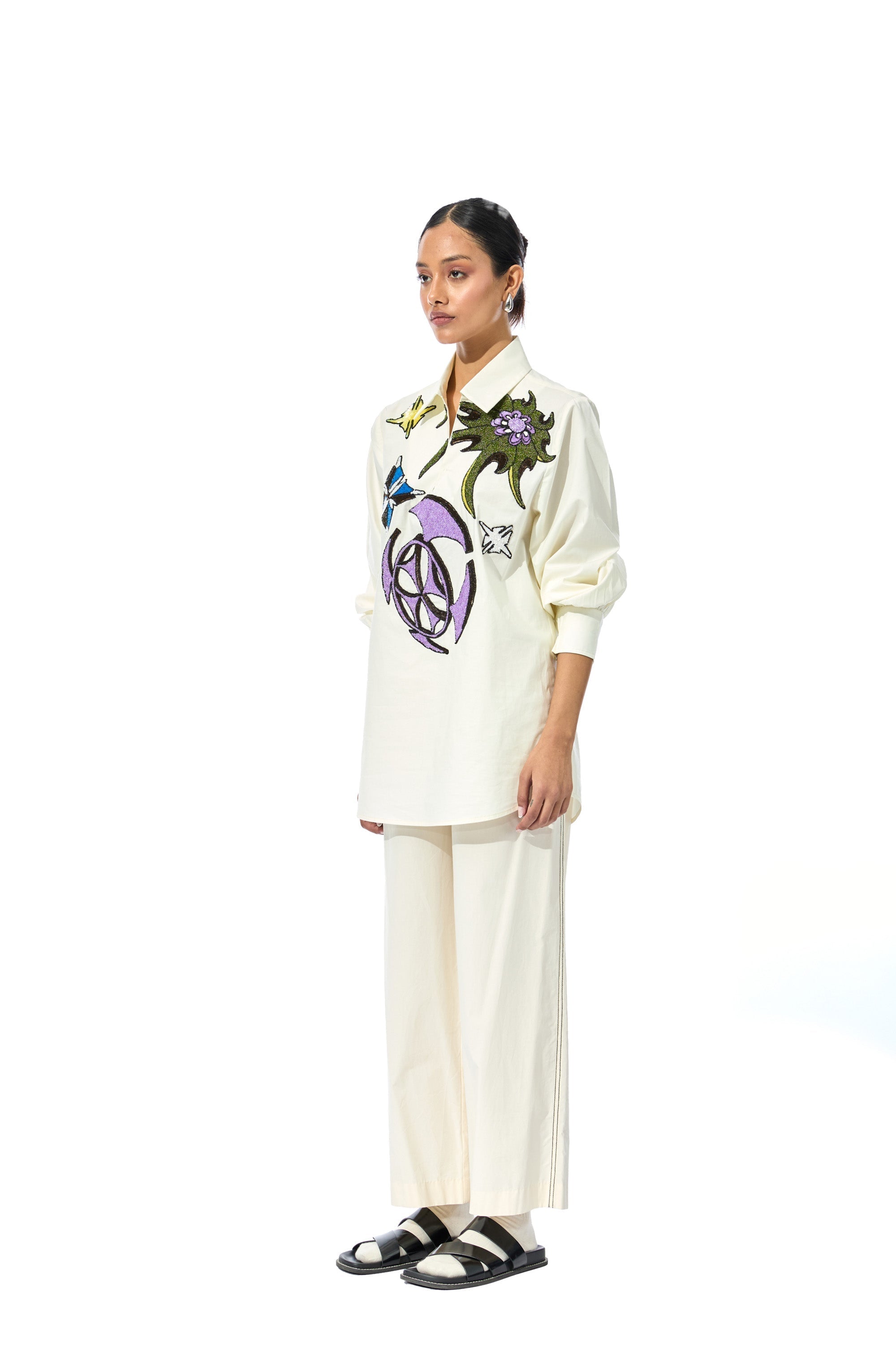 KOSHA' EMBELLISHED SHIRT - Kanika Goyal Label