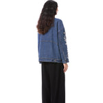 LARKSPUR' EMBELLISHED DENIM JACKET - Kanika Goyal Label