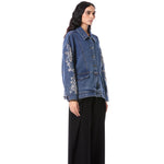 LARKSPUR' EMBELLISHED DENIM JACKET - Kanika Goyal Label