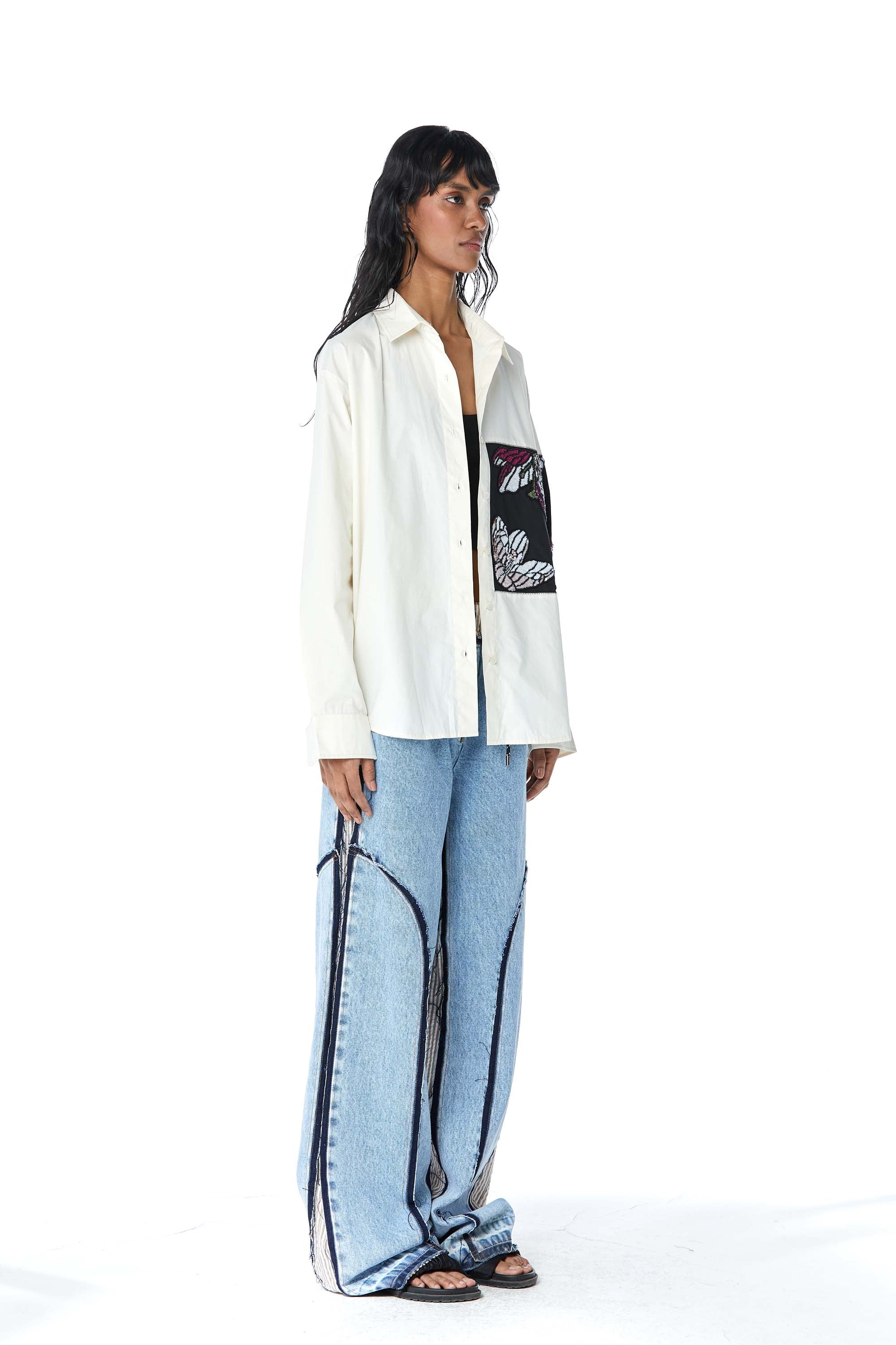 LILA' Embellished Shirt - Kanika Goyal Label