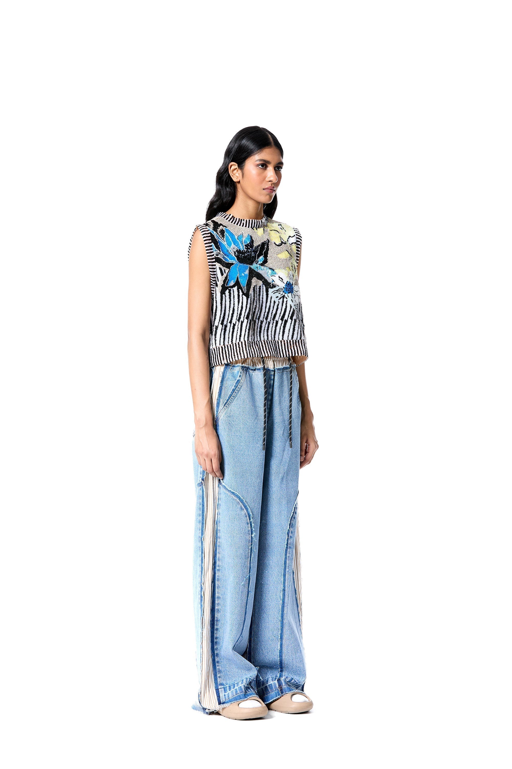 LUCID NOON' EMBELLISHED TOP - Kanika Goyal Label