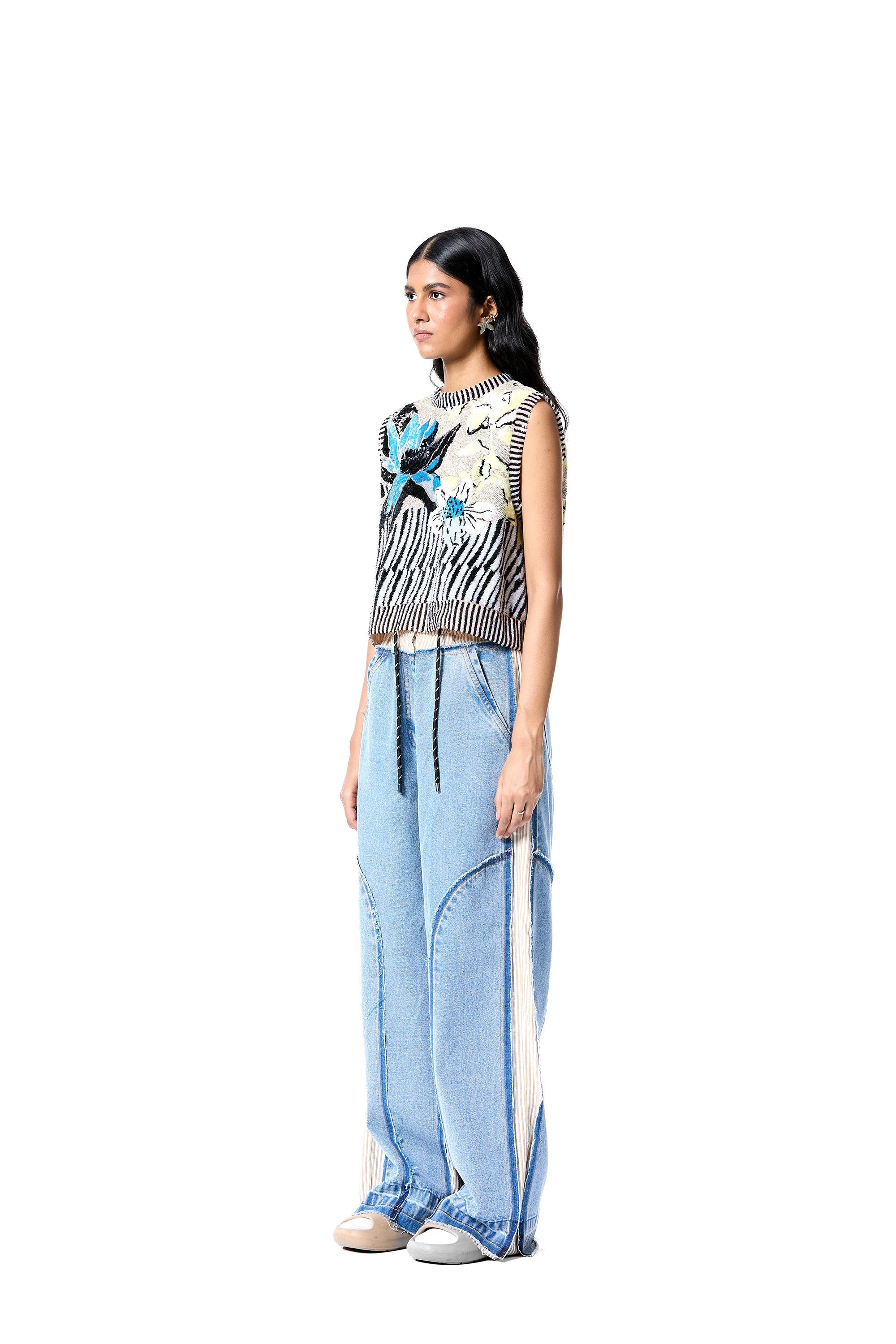 LUCID NOON' EMBELLISHED TOP - Kanika Goyal Label