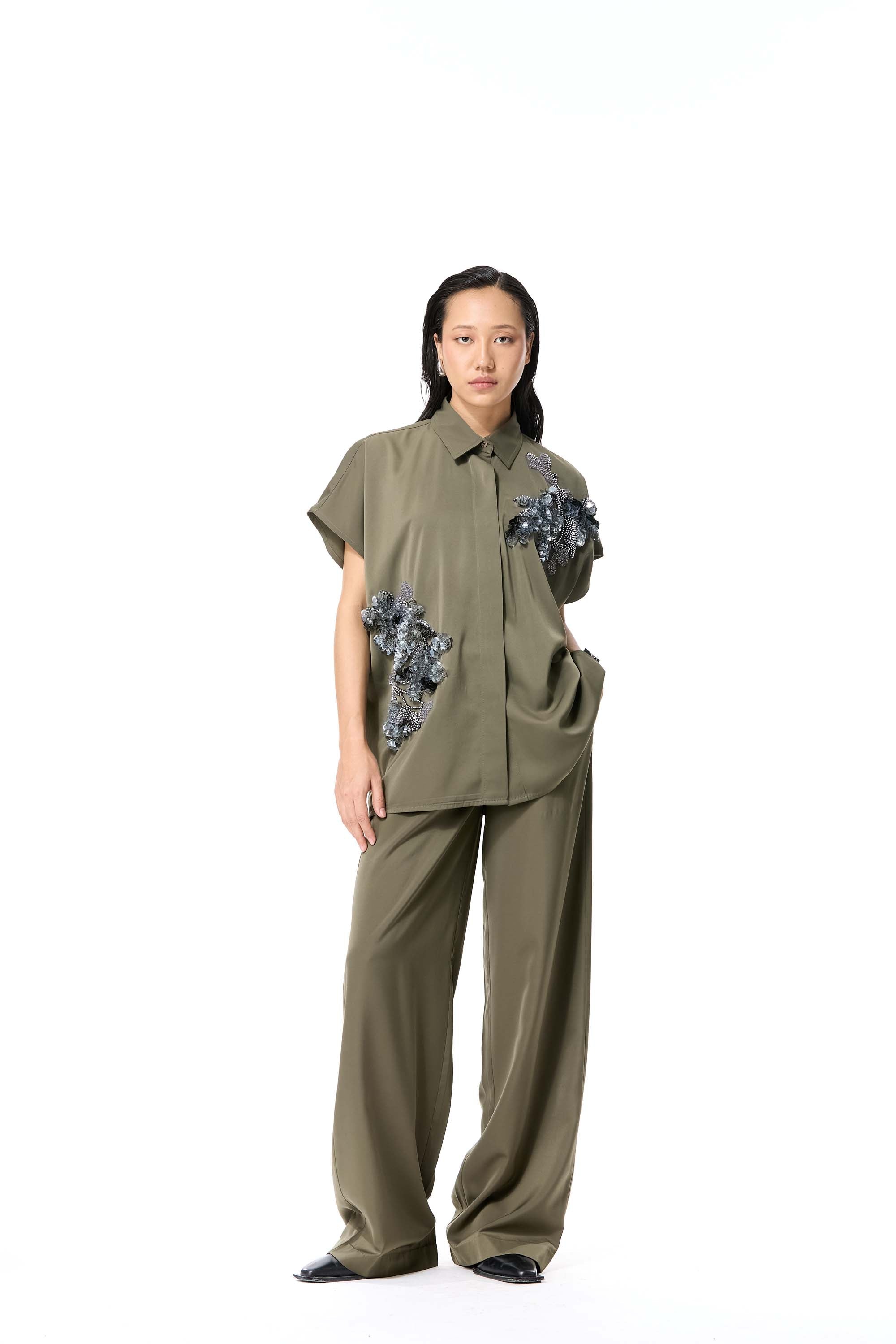 LUMEZ EMBELLISHED TOP - Kanika Goyal Label
