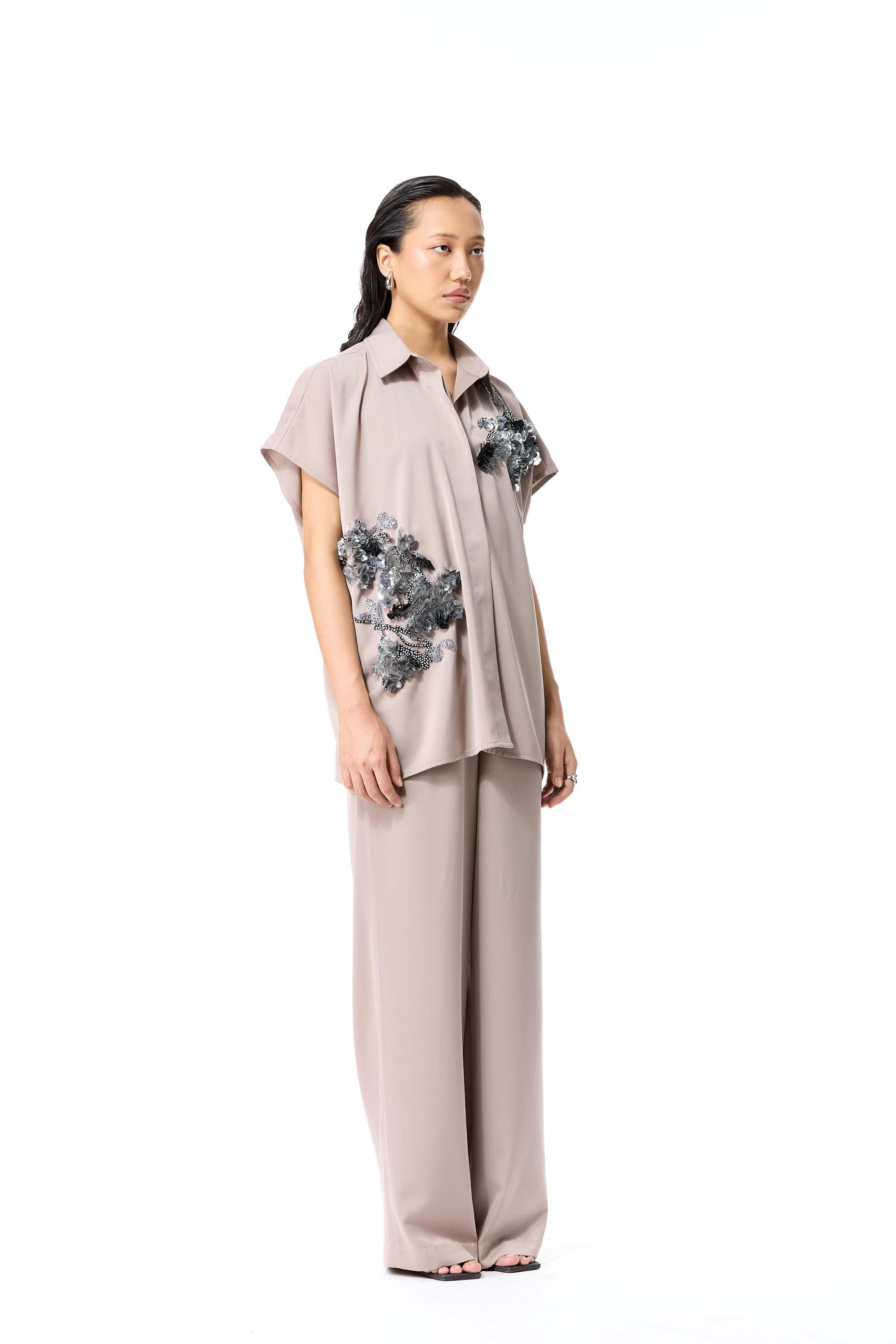 LUMEZ EMBELLISHED TOP - Kanika Goyal Label