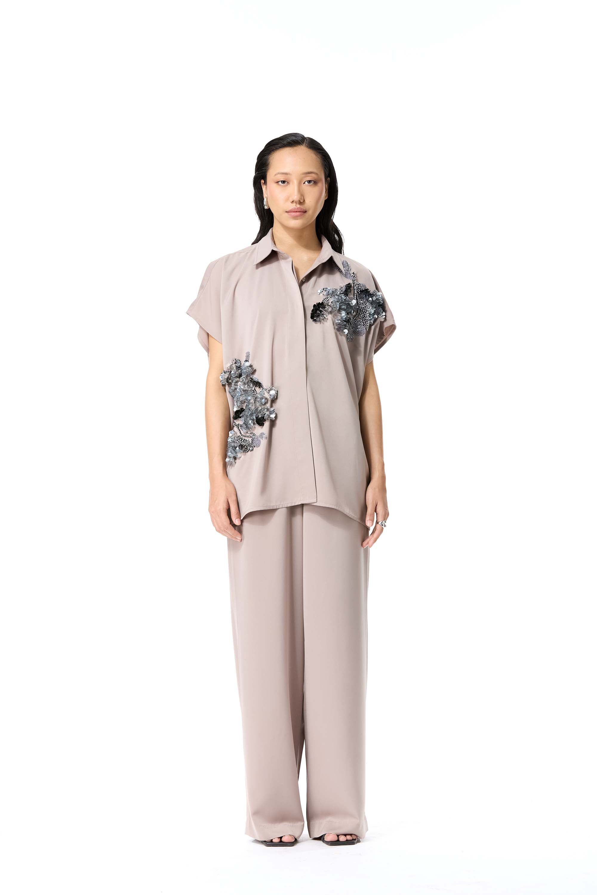 LUMEZ EMBELLISHED TOP - Kanika Goyal Label