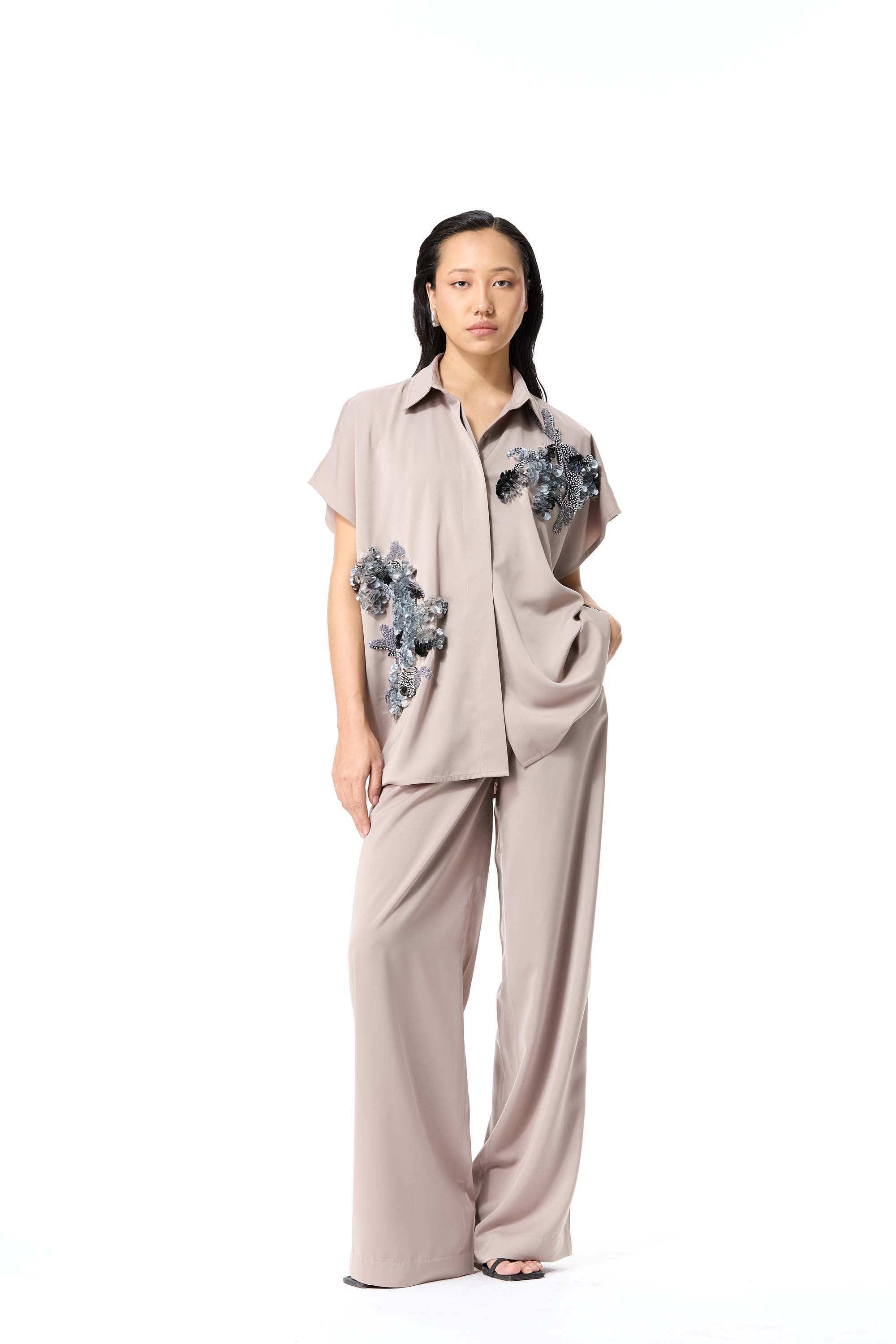 LUMEZ EMBELLISHED TOP - Kanika Goyal Label