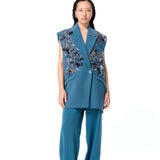 ‘LUMEZ’ EMBELLISHED VEST - Kanika Goyal Label