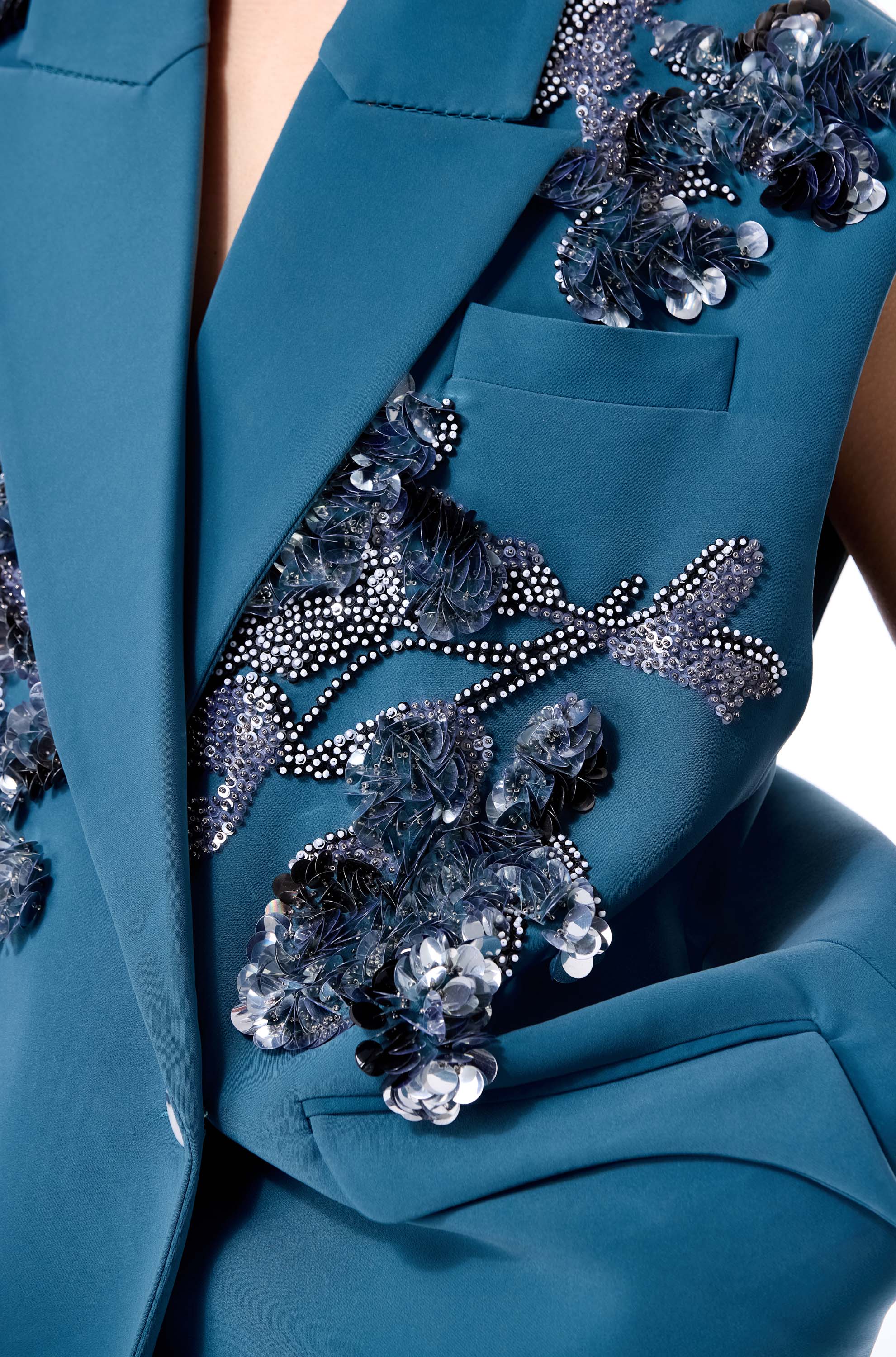 ‘LUMEZ’ EMBELLISHED VEST - Kanika Goyal Label