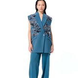 ‘LUMEZ’ EMBELLISHED VEST - Kanika Goyal Label