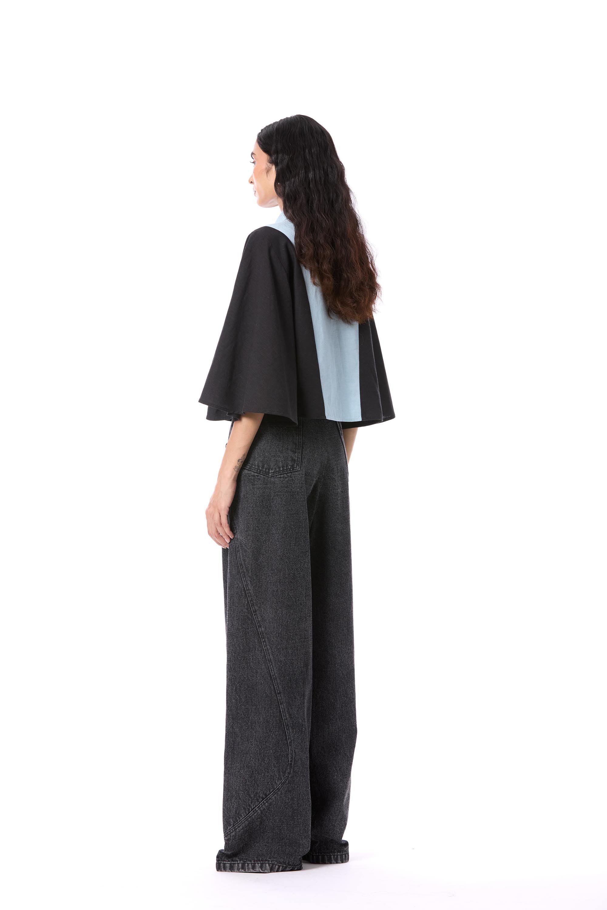 LUNAR IRIS' EMBELLISHED SHIRT - Kanika Goyal Label