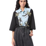 LUNAR IRIS' EMBELLISHED SHIRT - Kanika Goyal Label