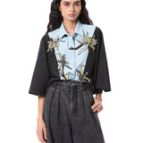 LUNAR IRIS' EMBELLISHED SHIRT - Kanika Goyal Label