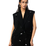 LYSETHIA' EMBELLISHED VEST - Kanika Goyal Label