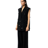 LYSETHIA' EMBELLISHED VEST - Kanika Goyal Label