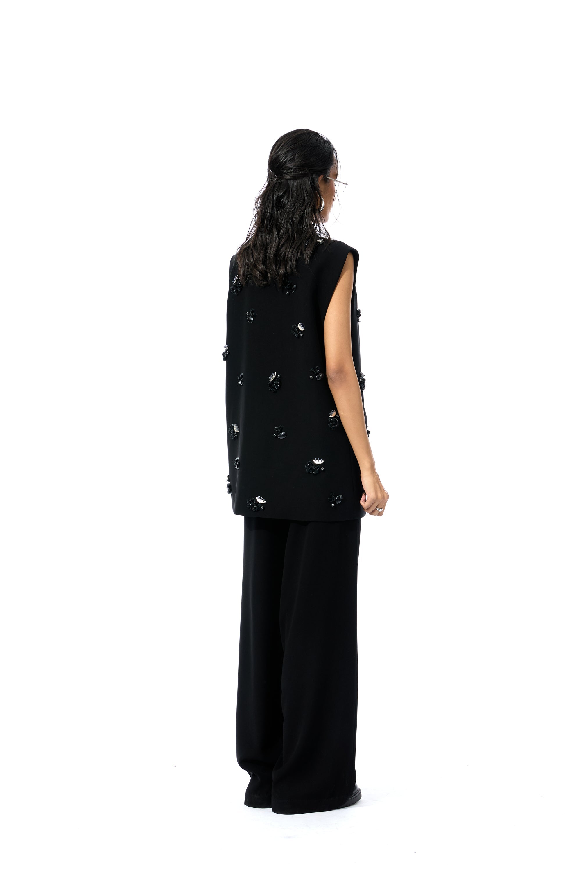 LYSETHIA' EMBELLISHED VEST - Kanika Goyal Label