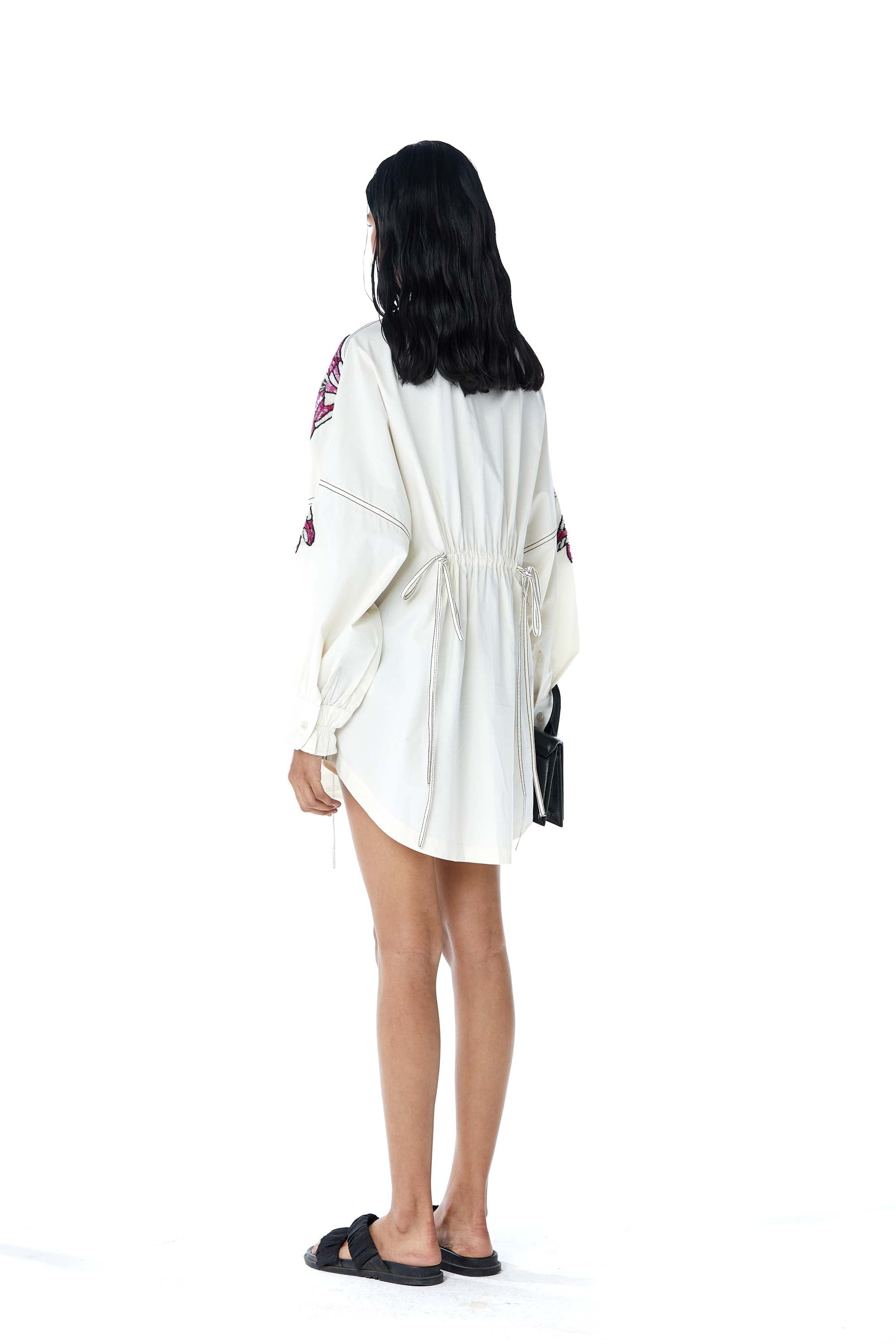 ‘MEI’ Embellished Shirt Dress - Kanika Goyal Label