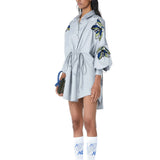 MEI' Embellished Shirt Dress - Kanika Goyal Label