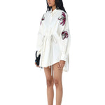 ‘MEI’ Embellished Shirt Dress - Kanika Goyal Label