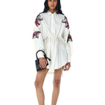 ‘MEI’ Embellished Shirt Dress - Kanika Goyal Label