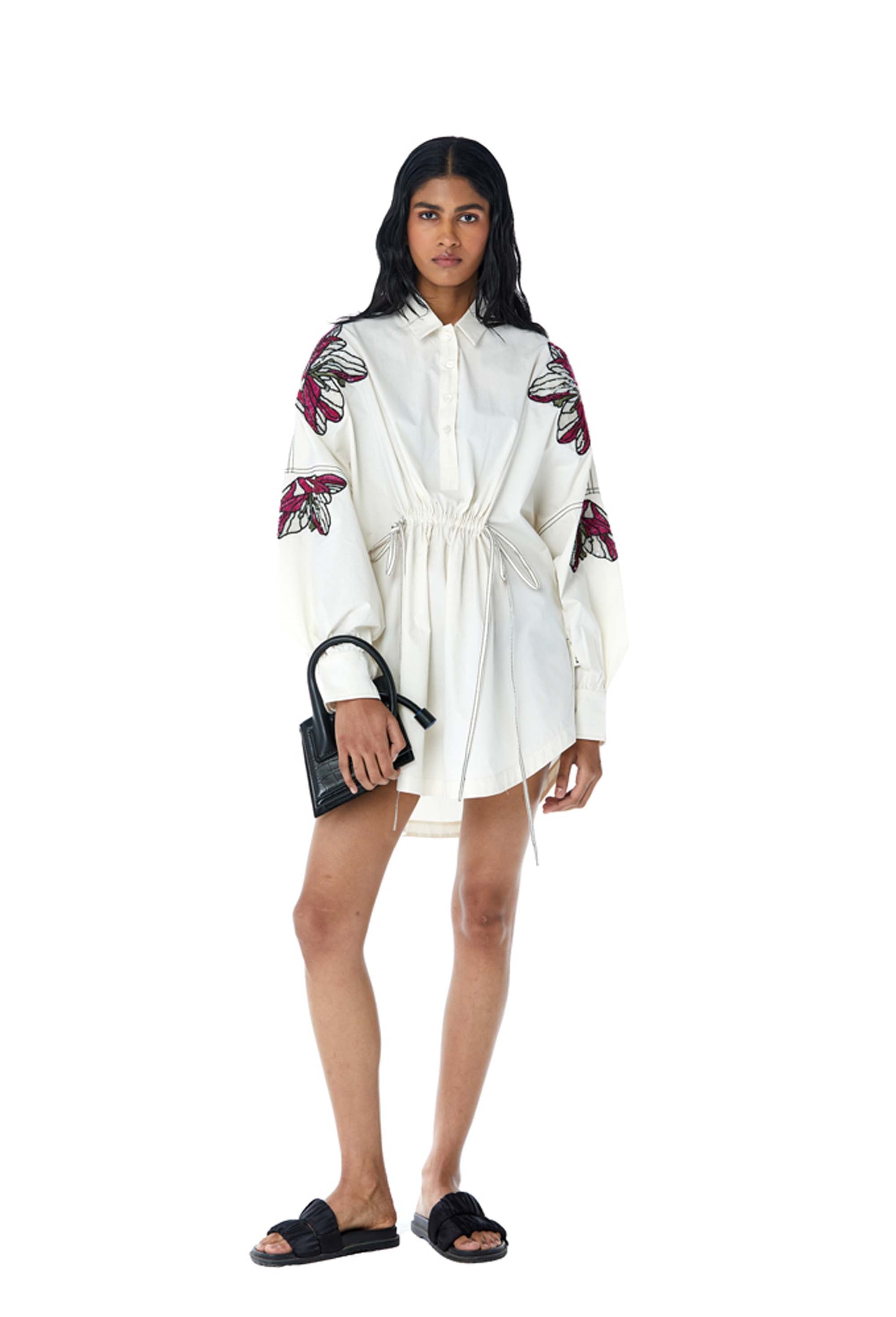 ‘MEI’ Embellished Shirt Dress - Kanika Goyal Label