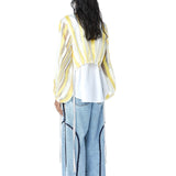 ‘MILA’ Embellished Overlay Shirt - Kanika Goyal Label