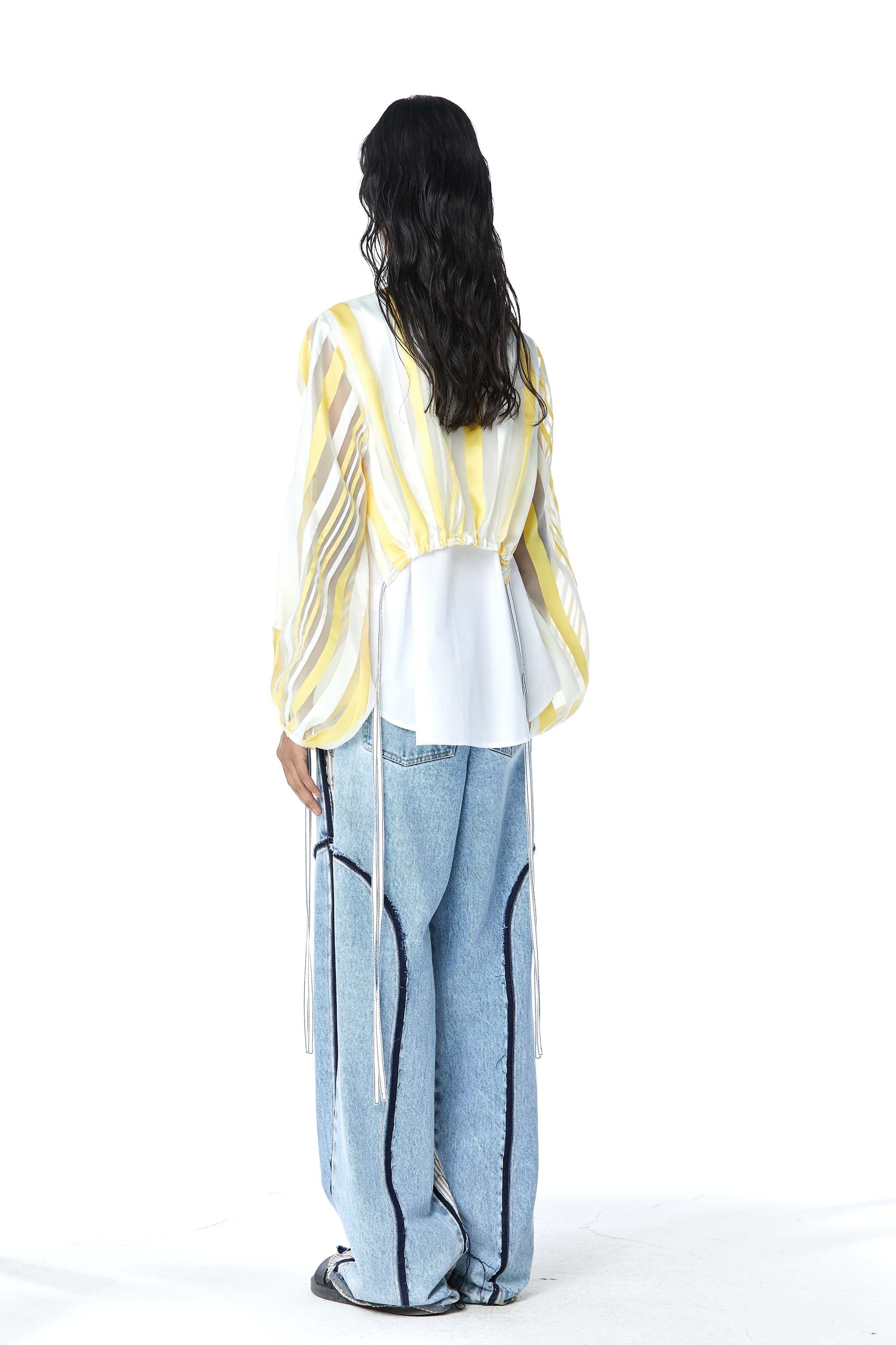 ‘MILA’ Embellished Overlay Shirt - Kanika Goyal Label