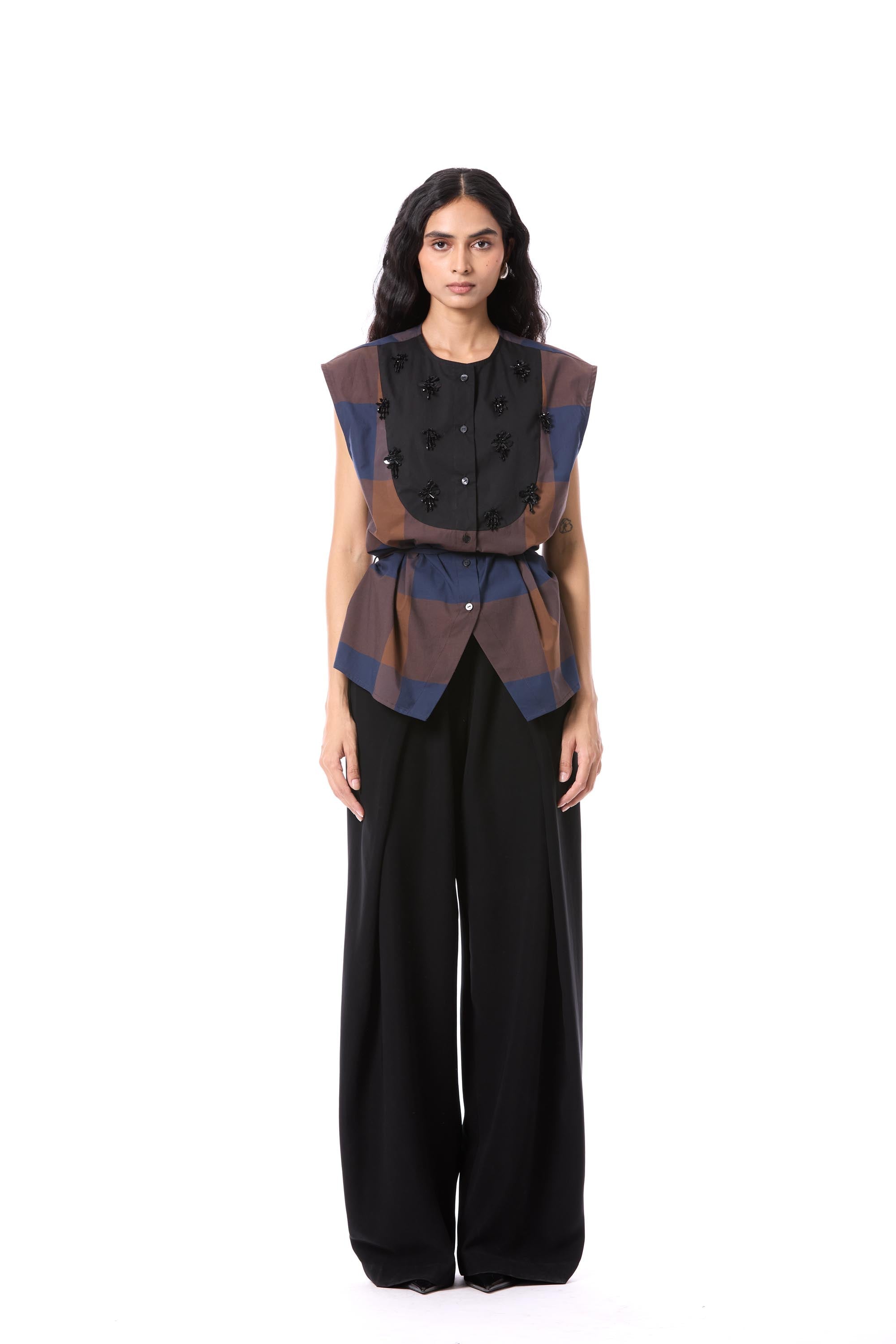 MOON RODEO' EMBELLISHED TOP - Kanika Goyal Label