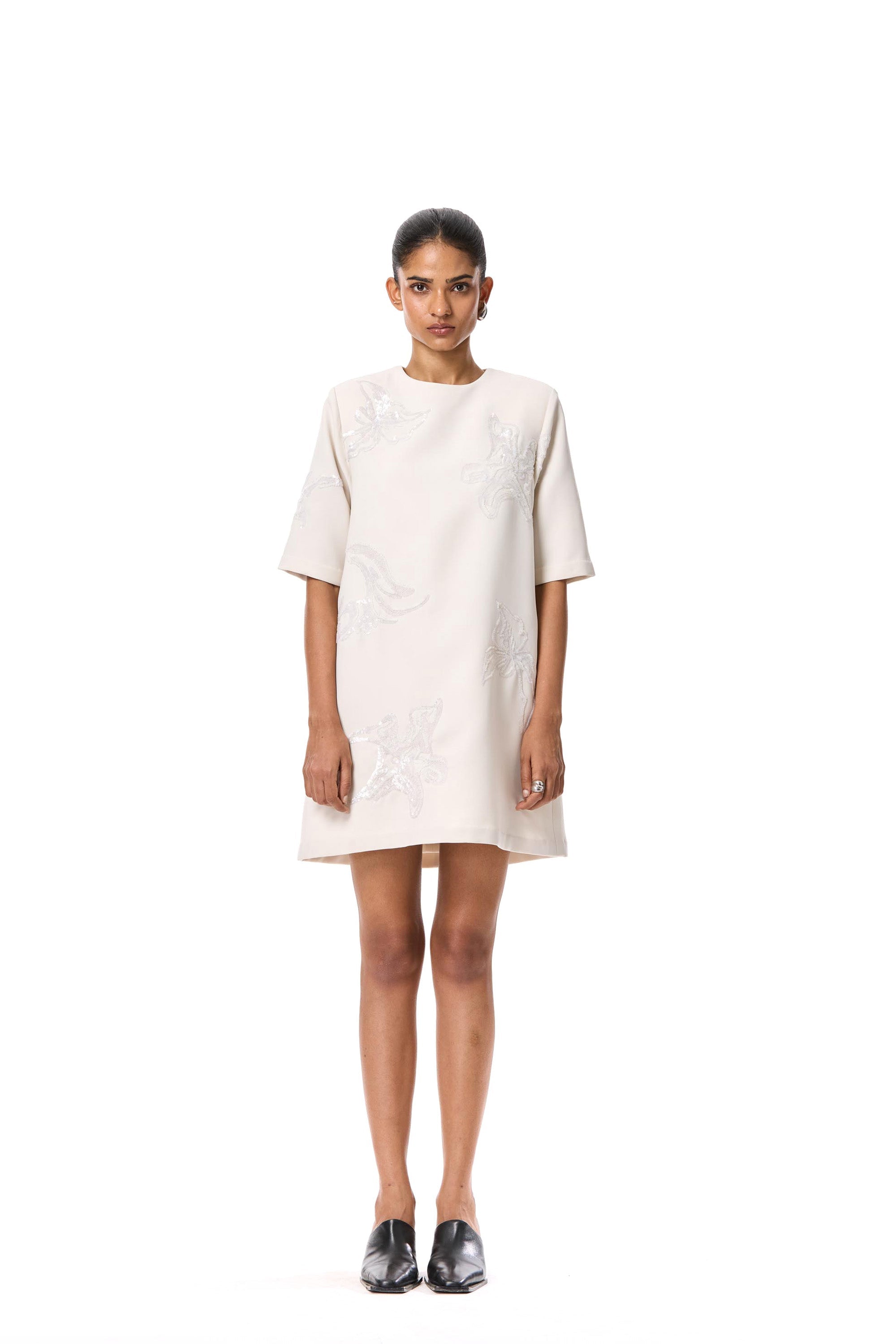 'MOONLACE' EMBELLISHED DRESS - Kanika Goyal Label