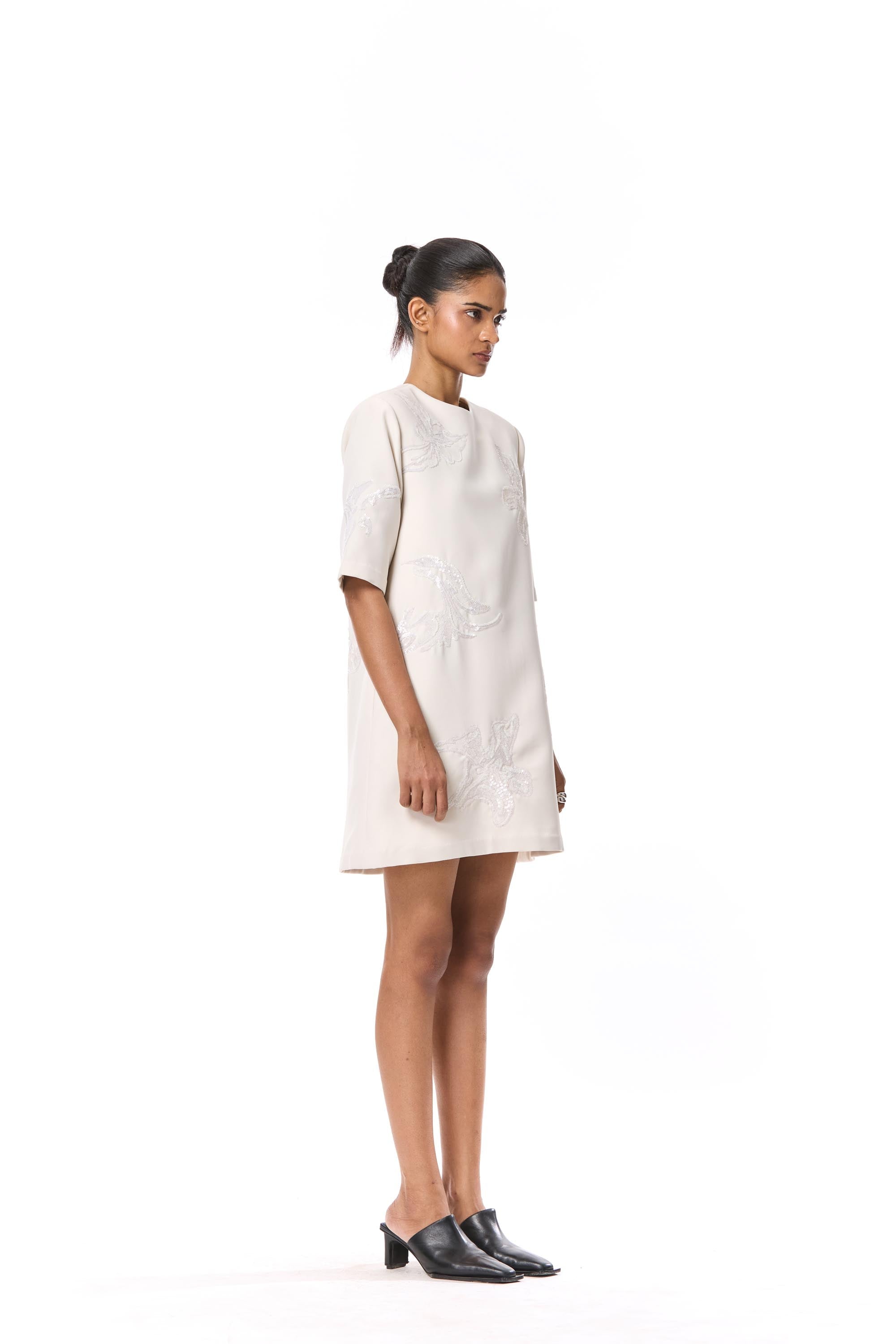 'MOONLACE' EMBELLISHED DRESS - Kanika Goyal Label