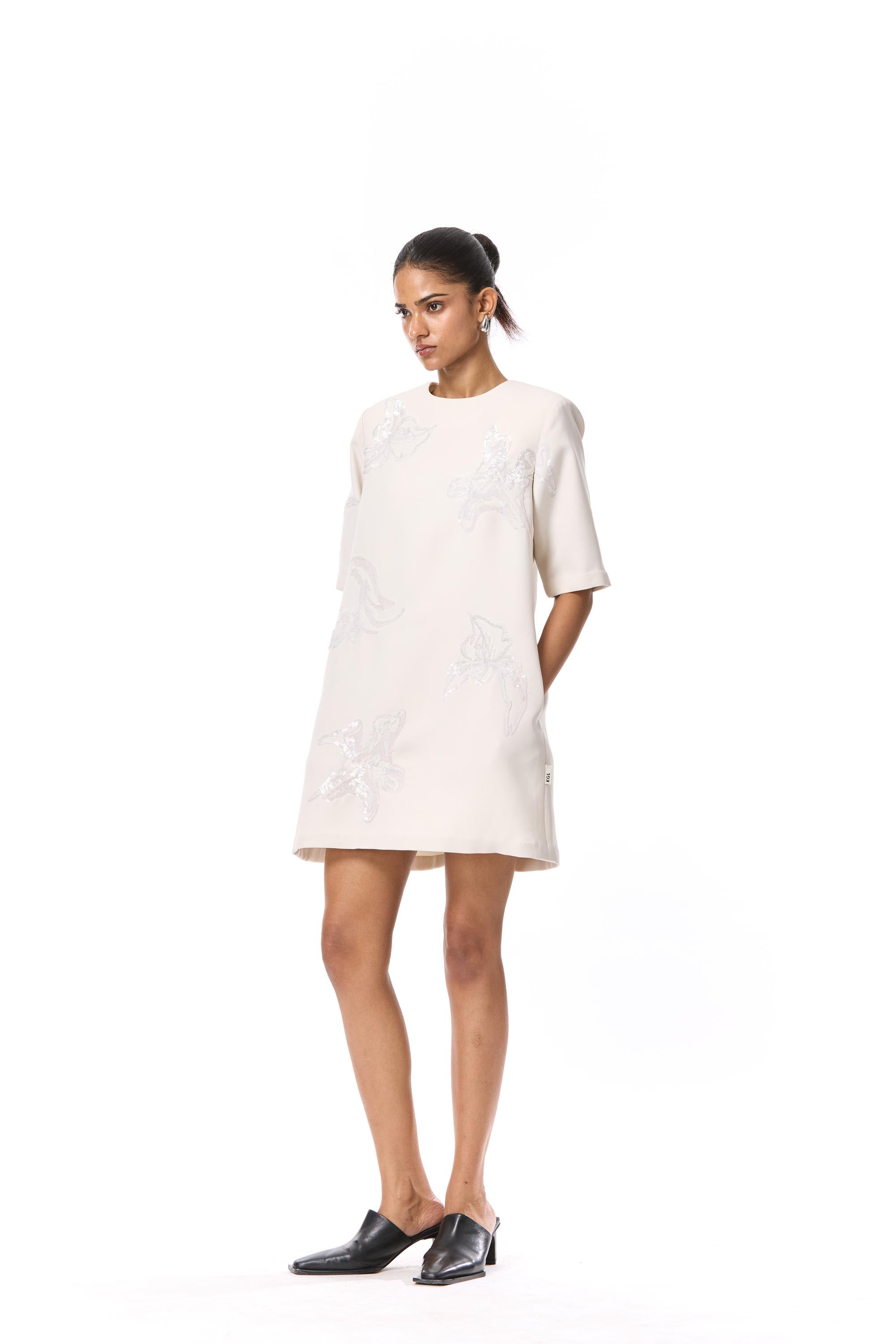 'MOONLACE' EMBELLISHED DRESS - Kanika Goyal Label