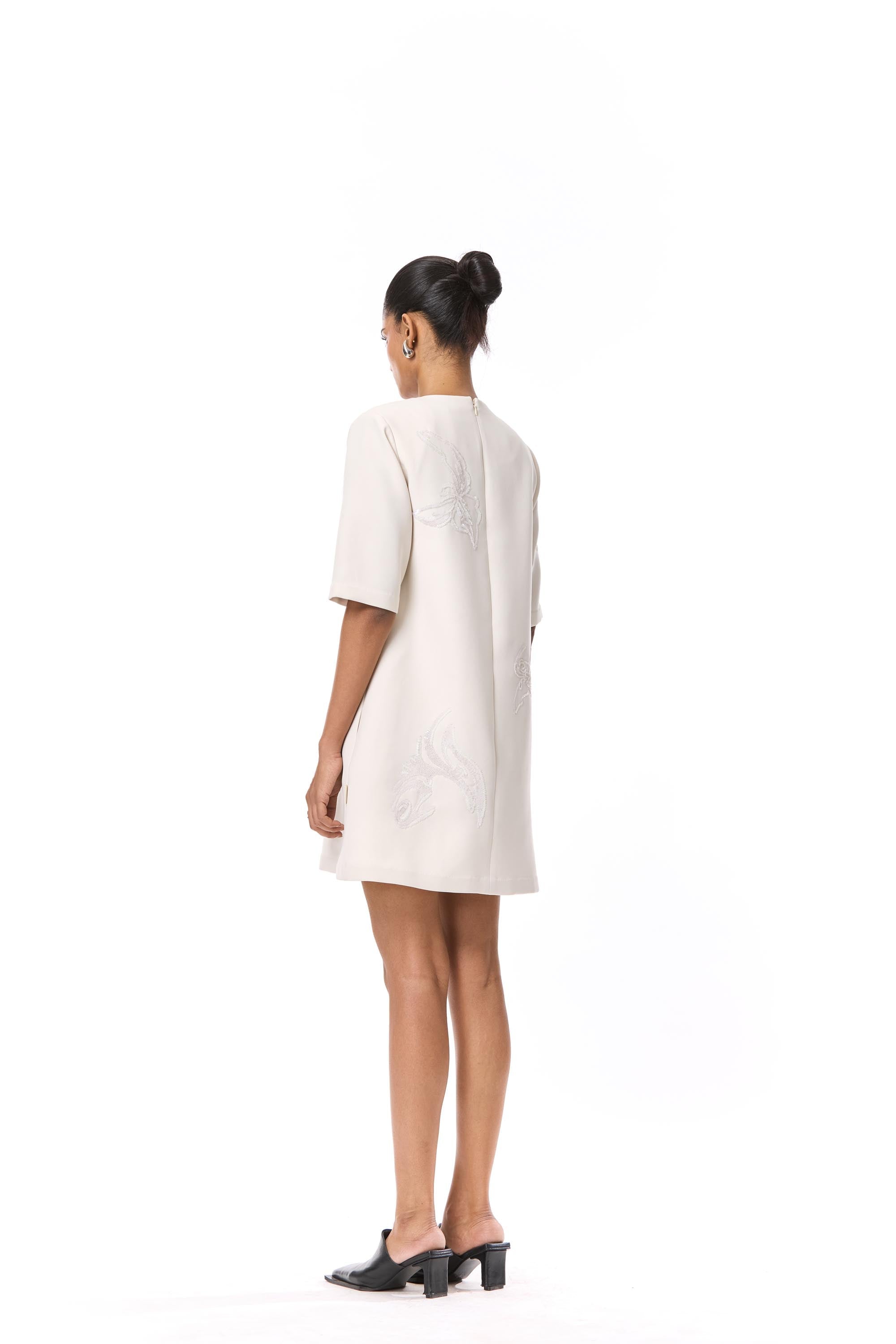 'MOONLACE' EMBELLISHED DRESS - Kanika Goyal Label