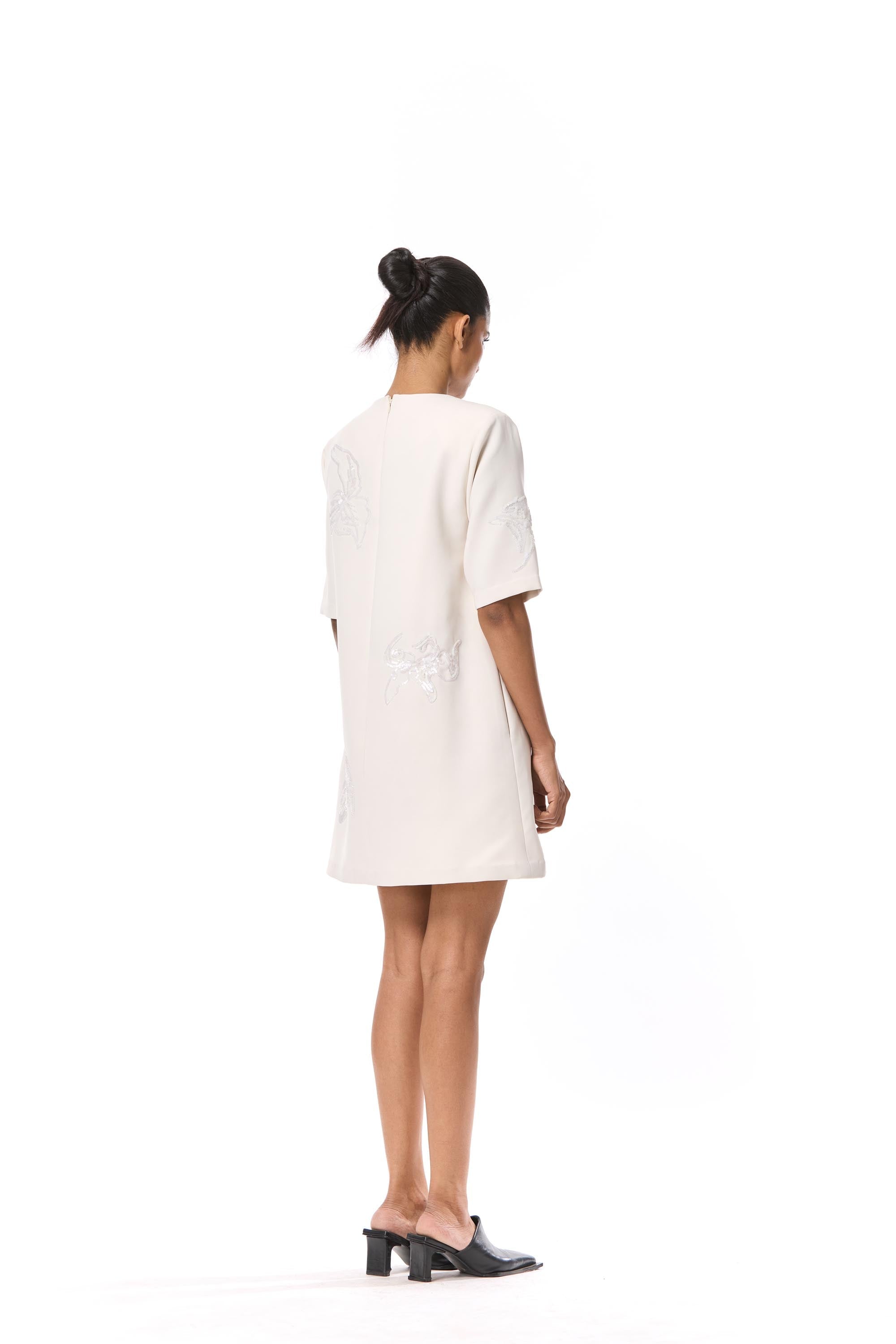 'MOONLACE' EMBELLISHED DRESS - Kanika Goyal Label