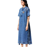 NEO GLOW' DENIM DRESS - Kanika Goyal Label