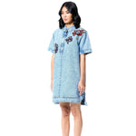 NEO GLOW DENIM DRESS - Kanika Goyal Label