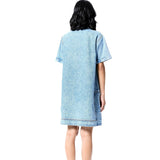 NEO GLOW DENIM DRESS - Kanika Goyal Label