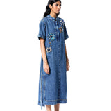 NEO GLOW' DENIM DRESS - Kanika Goyal Label