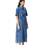 NEOV GLOW' DENIM DRESS - Kanika Goyal Label
