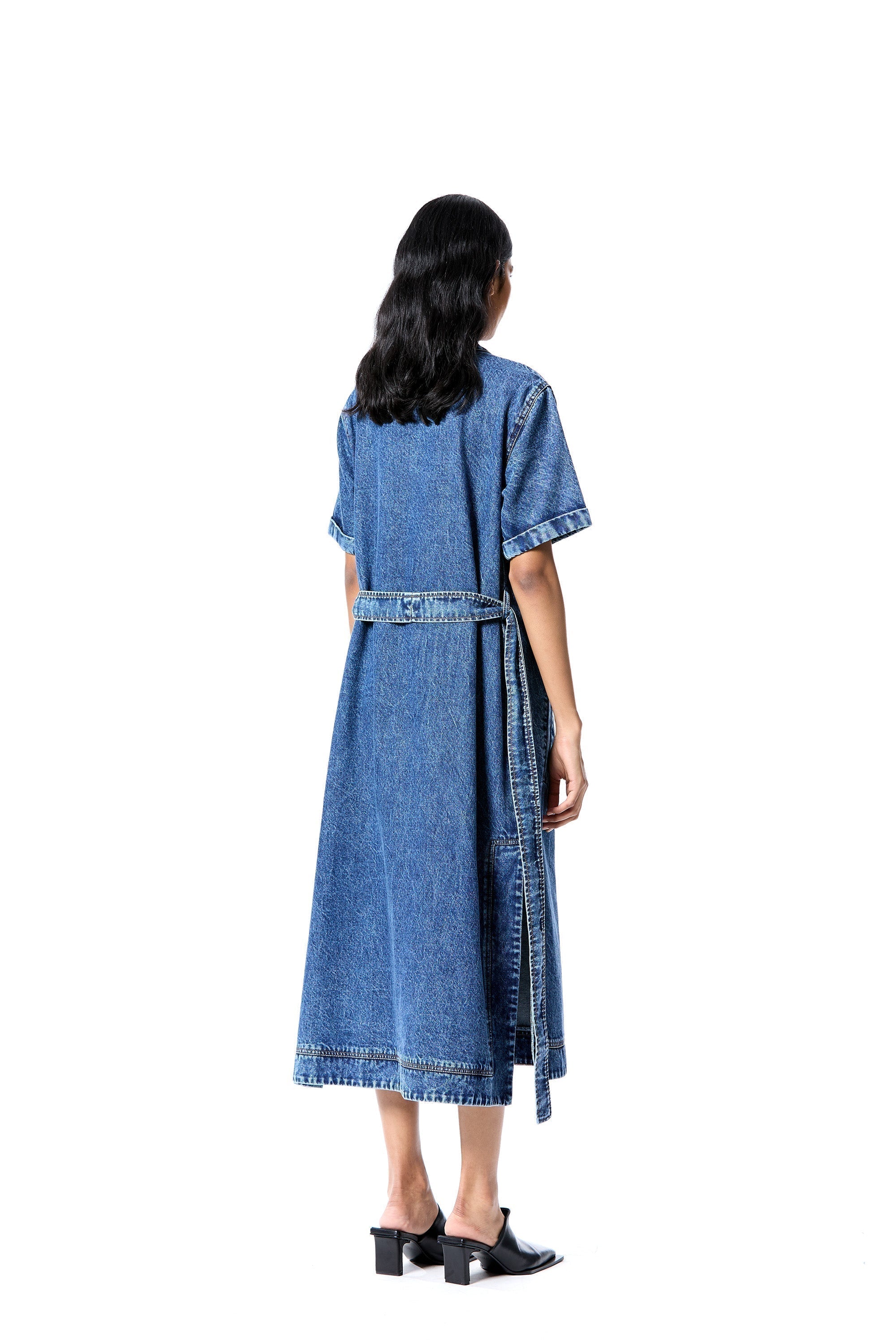 NEOV GLOW' DENIM DRESS - Kanika Goyal Label