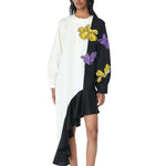 NIA' Embellished Cascade Dress - Kanika Goyal Label