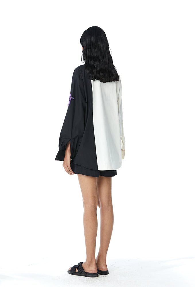 ‘NIA’ Embellished Shirt - Kanika Goyal Label