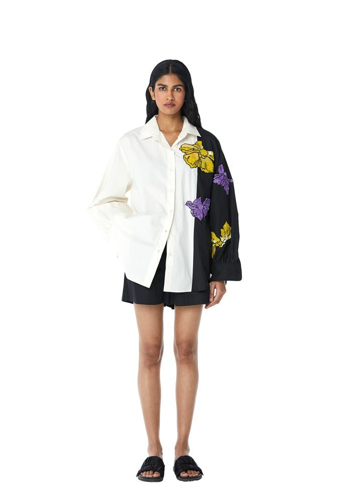 ‘NIA’ Embellished Shirt - Kanika Goyal Label