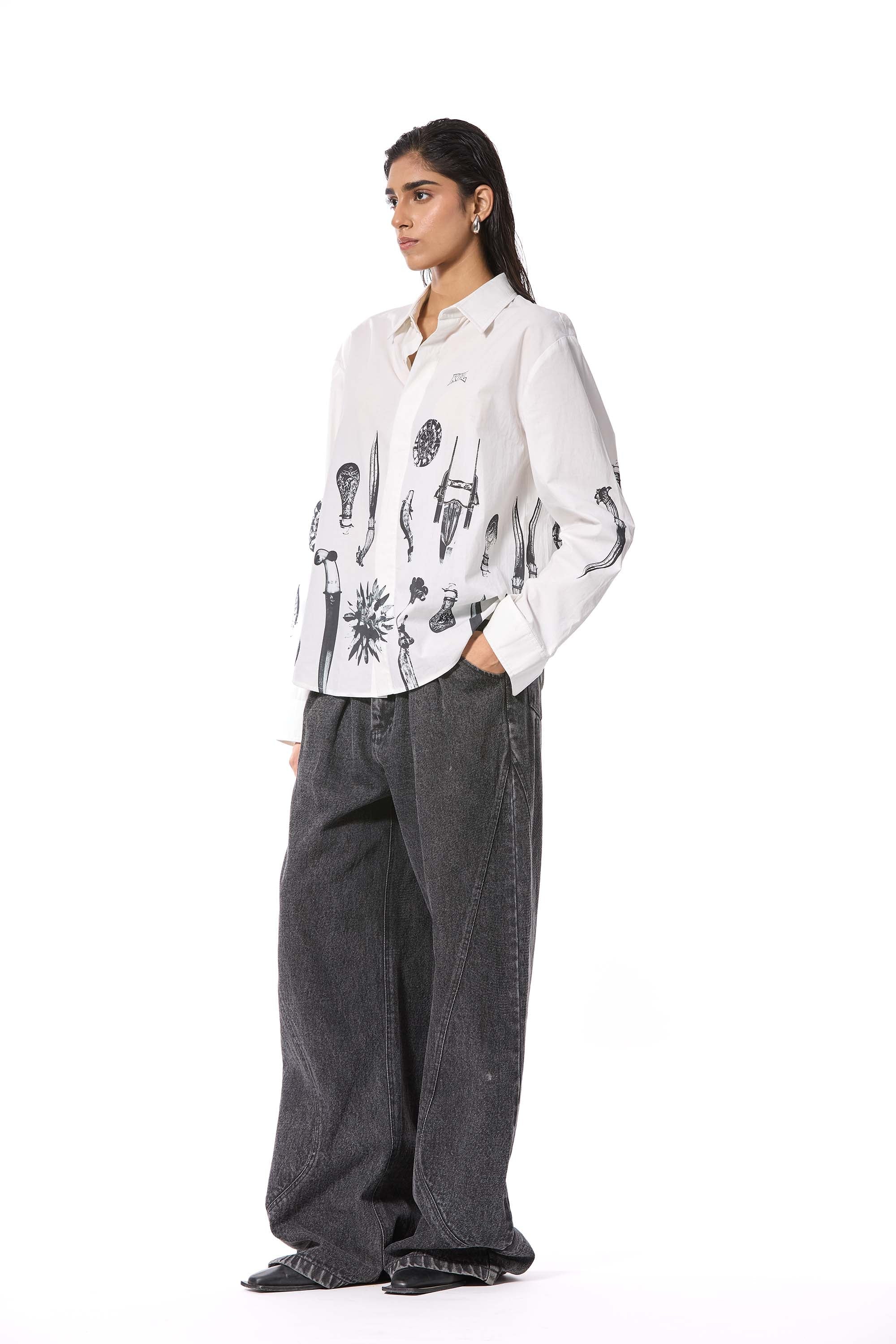 NIGHT REGALIA' SHIRT - Kanika Goyal Label