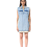 NOCTIS ARCH' DENIM DRESS - Kanika Goyal Label