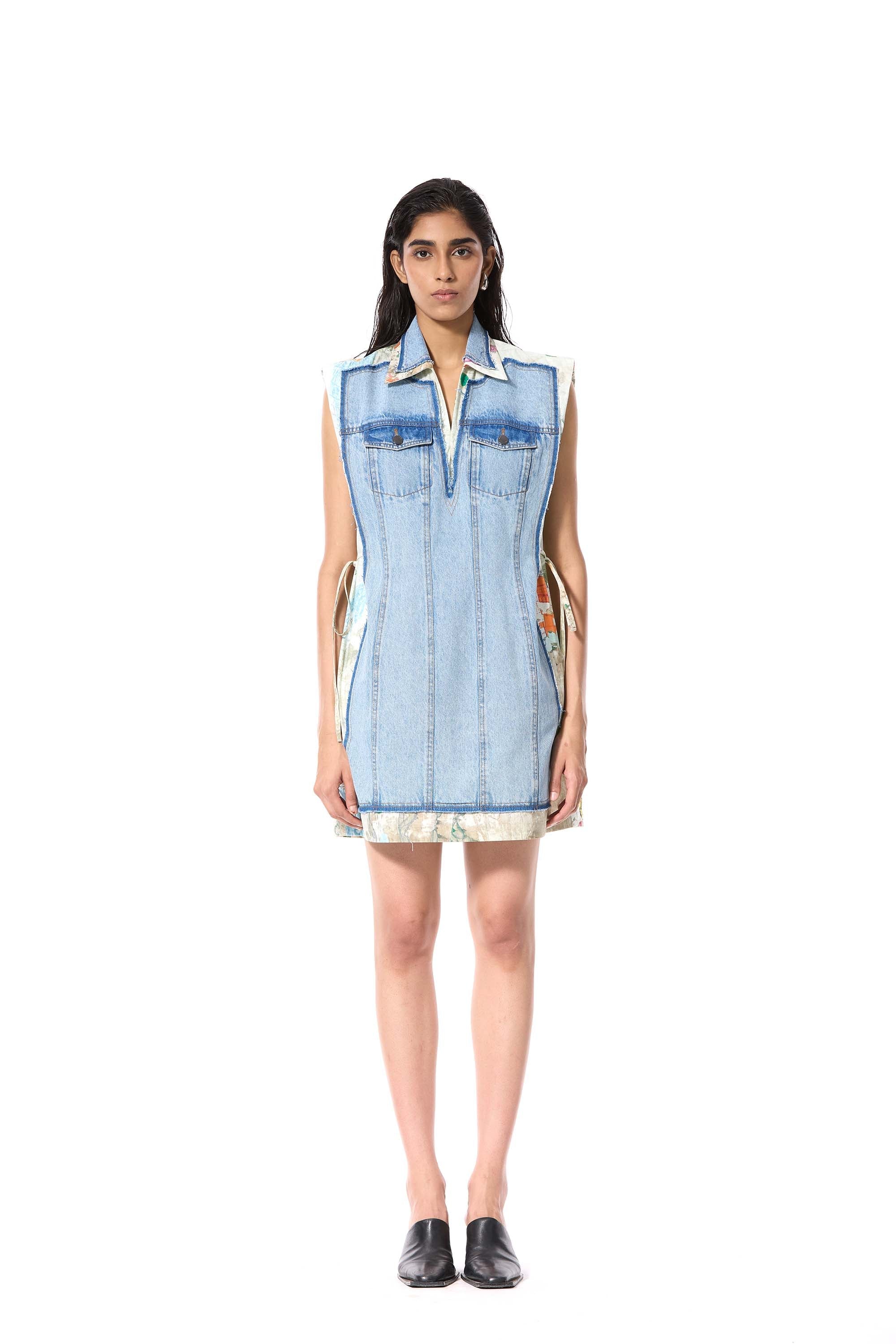 NOCTIS ARCH' DENIM DRESS - Kanika Goyal Label