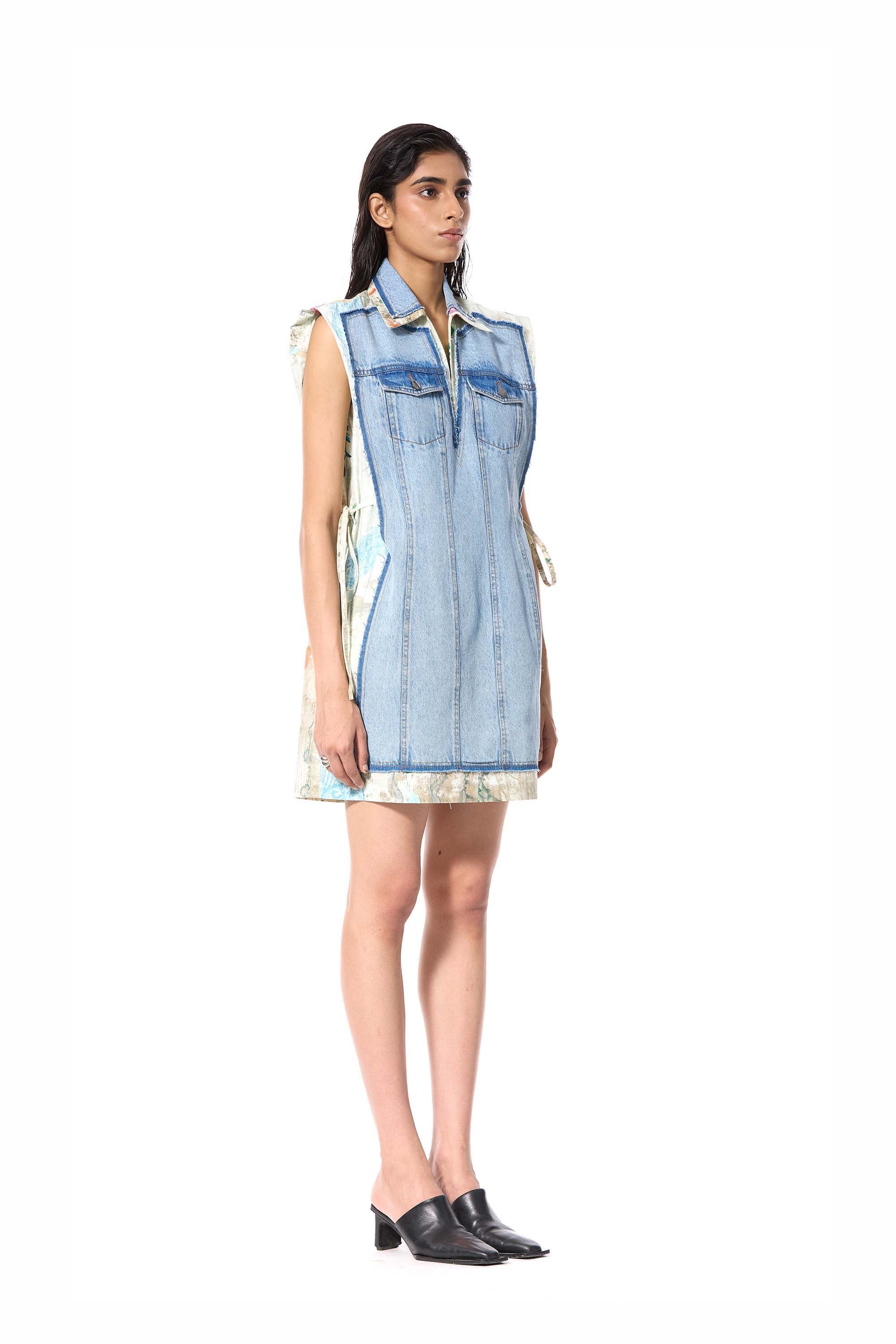NOCTIS ARCH' DENIM DRESS - Kanika Goyal Label