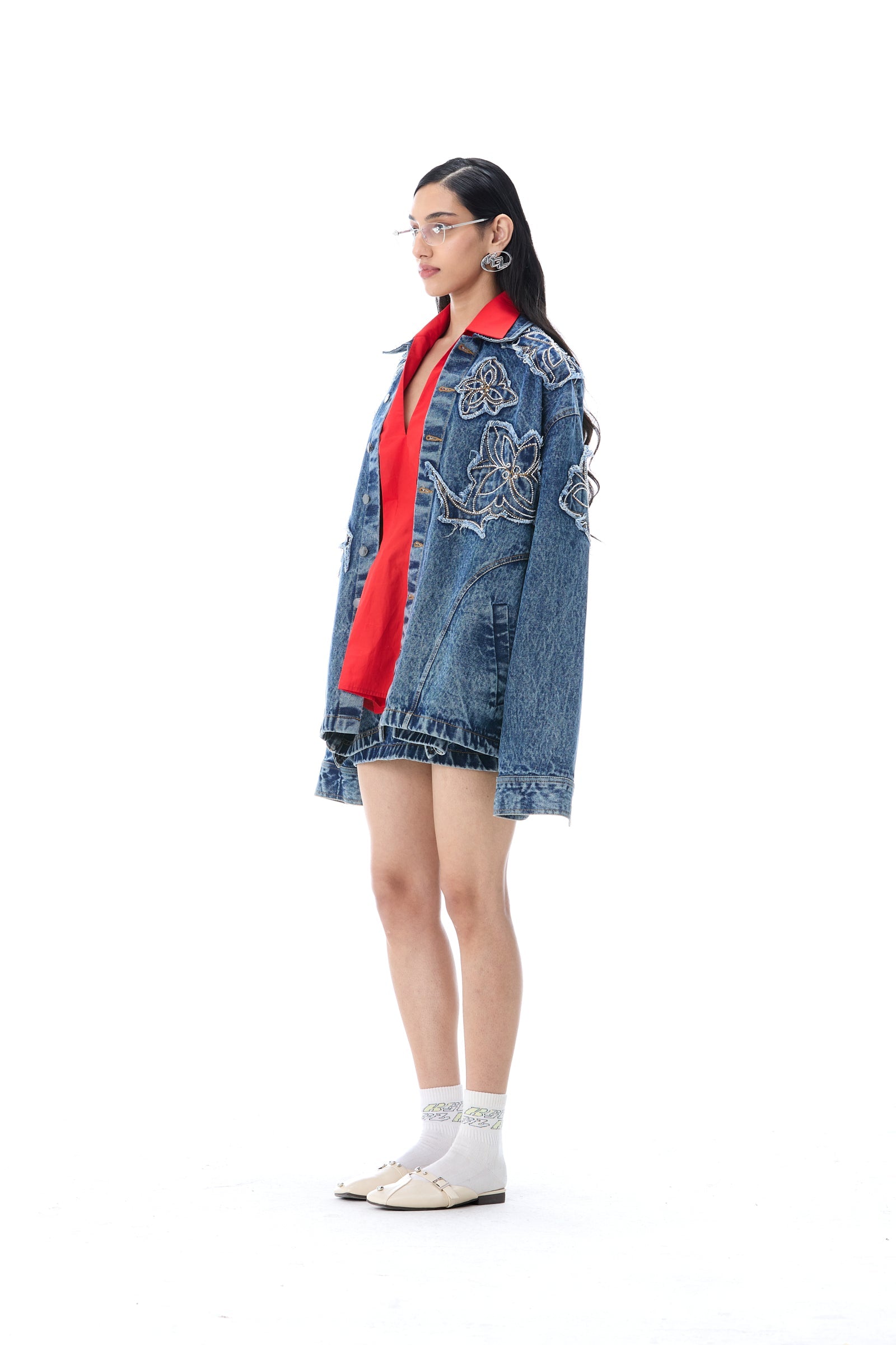 'NOXIS' DENIM JACKET - Kanika Goyal Label